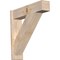 Ekena Millwork Traditional Block Smooth Outlooker, Douglas Fir, 7 1/2"W x 30"D x 30"H OUT08X30X30TRA05SDF - alternate 1